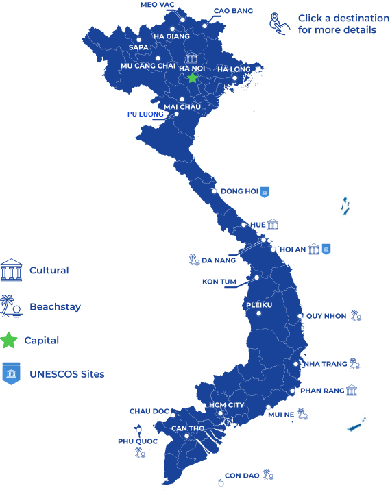 Vietnam map